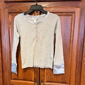 Nautica Gray Long Sleeve Woman’s Shirt